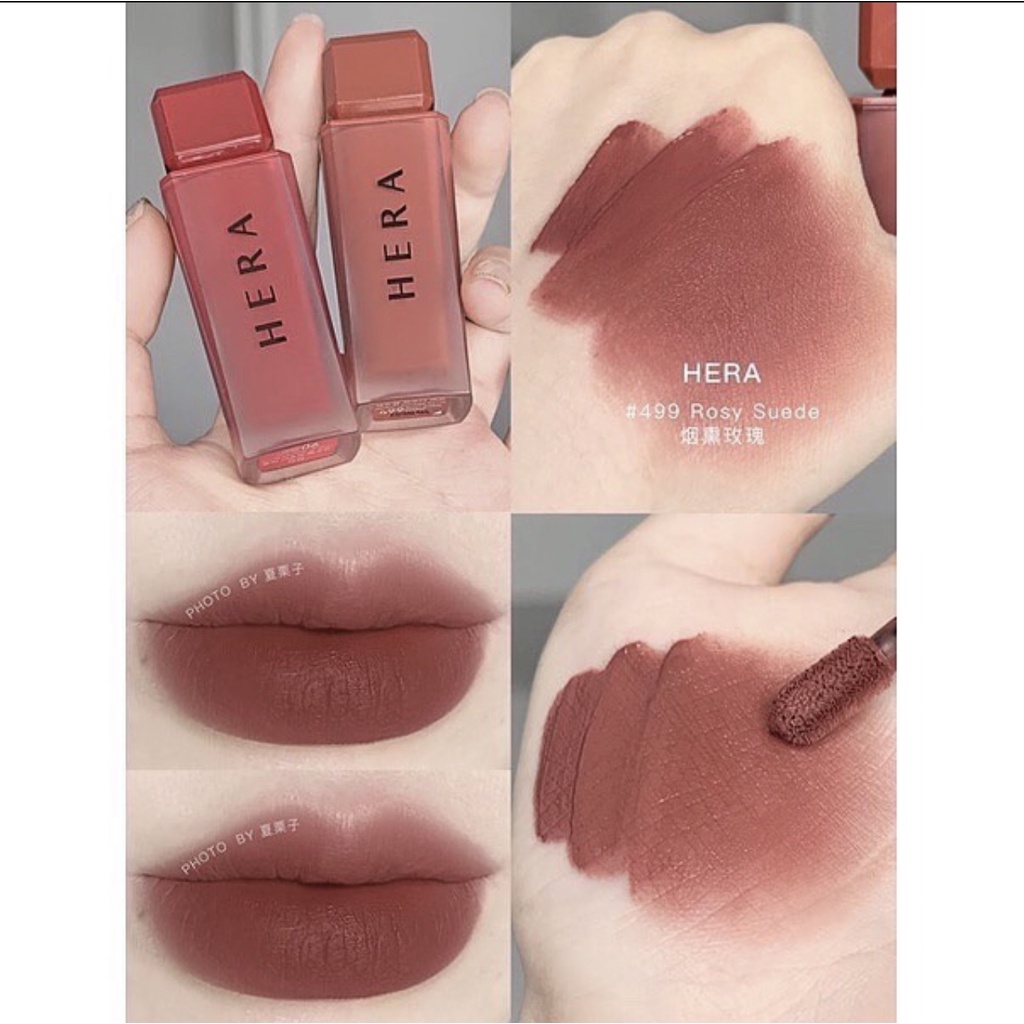 Son môi 𝐇𝐞𝐫𝐚 𝐒𝐞𝐧𝐬𝐮𝐚𝐥 𝐒𝐩𝐢𝐜𝐲 𝐍𝐮𝐝𝐞 𝐆𝐥𝐨𝐬𝐬 𝐦à𝐮 𝟒𝟔𝟐 499 xuất xứ Hàn Quốc, tông màu siêu xinh, chất son siêu mướt môi