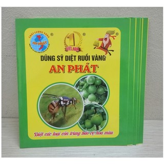 Miếng bẫy dính diệt ruồi vàng ( tấm diệt ruồi vàng)
