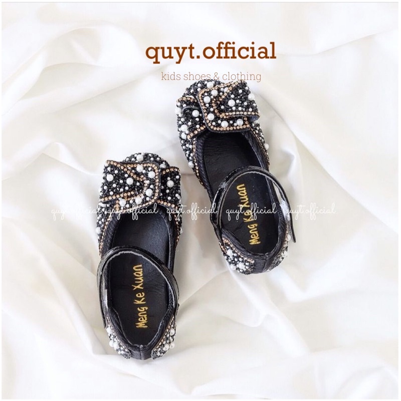 [ Có sẵn/ Ảnh tự chụp] Giày búp bê bé gái đính đá tiệm nhà Quýt