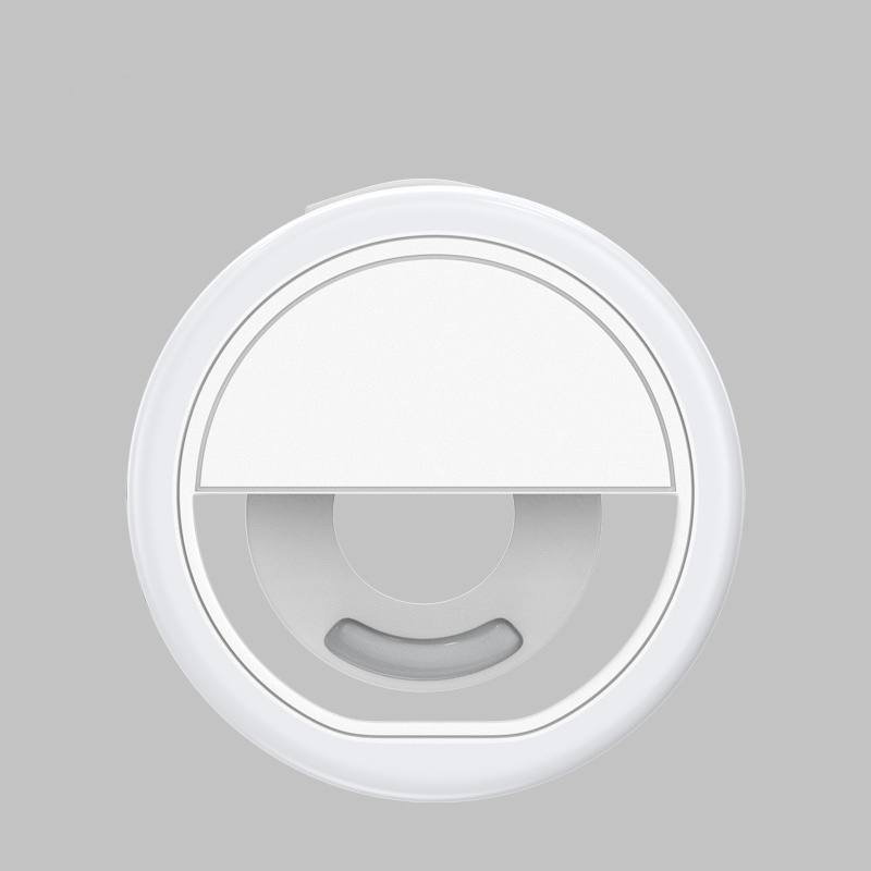 Đèn led sạc usb hỗ trợ chụp ảnh selfie thích hợp cho iPhone Samsung Xiaomi POCO hình tròn