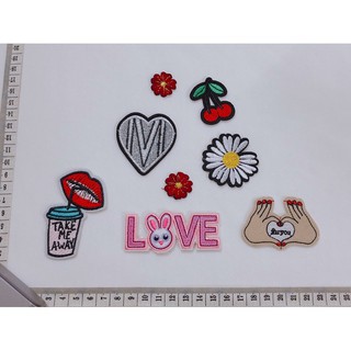 Sticker / Patch Ủi Thêu Hình Trang Trí Quần Áo, Khẩu Trang, Ba Lô, Mũ Nón, Túi Tote...