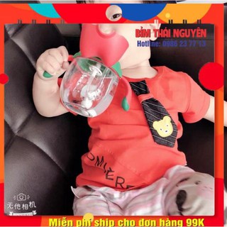 BÌNH TẬP UỐNG NƯỚC CHO BÉ (Có Chống sặc, có dây đeo)