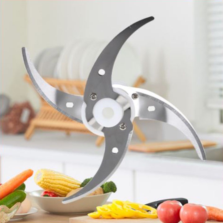 Bộ lưỡi dao 4 cánh thay thế máy xay thịt inox 304