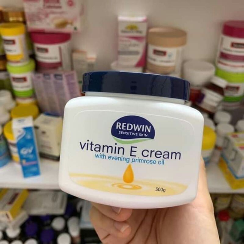 Kem dưỡng Vitamin E Redwin Úc hộp 300g