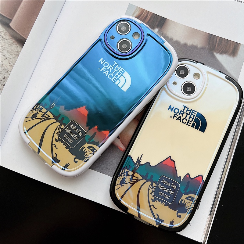 Ốp Điện Thoại Mềm Họa Tiết THE NORTH FACE Blu-ray Cho iPhone13promax13Pro iPhone12ProMax I12 Iphone11PROMAX i13