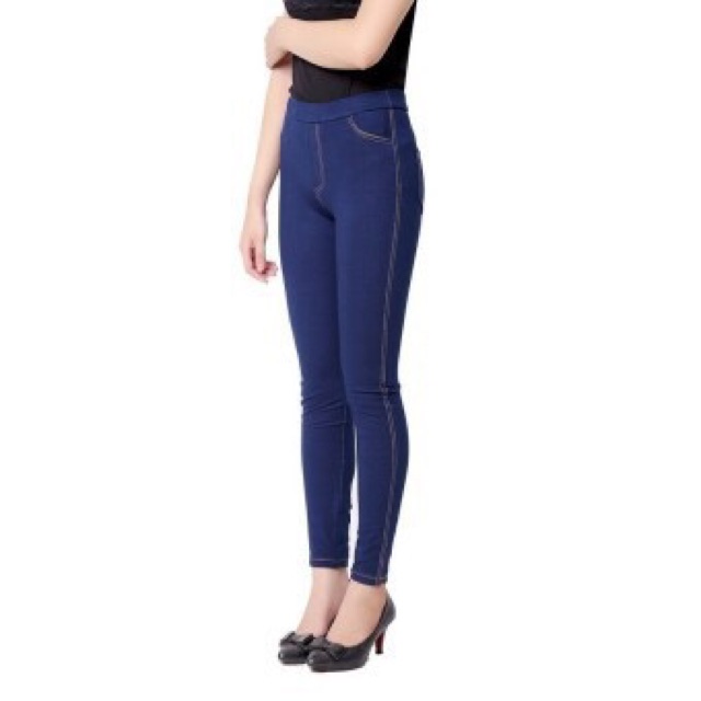 Quần Legging giả bò chỉ nổi