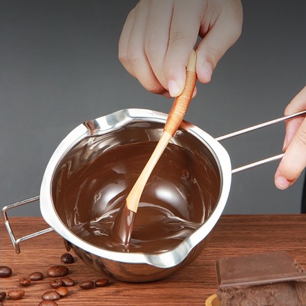 Nồi Nấu Sáp Nến, Nấu Chocolate – Dụng Cụ Làm Nến THơm Handmade, Mỹ Phẩm