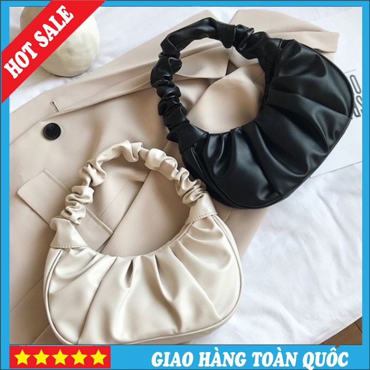 Túi Kẹp Nách Và Cầm Tay Chun Quai Sang Chảnh Phong Cách Hàn Quốc