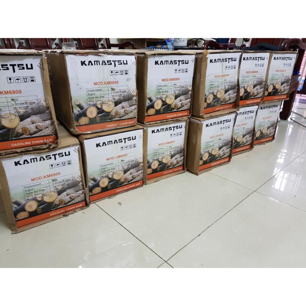 Máy cưa xích chạy xăng Kamatsu KM6800 hàng chính hãng