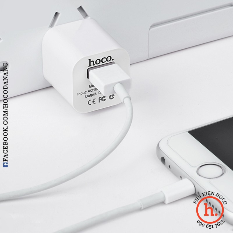 CÓC CỦ SẠC HOCO UH102 CHO IPHONE IPAD SAMSUNG XIAOMI OPPO CHÍNH HÃNG CAO CẤP GIÁ RẺ 28K [PHỤ KIỆN HOCO]