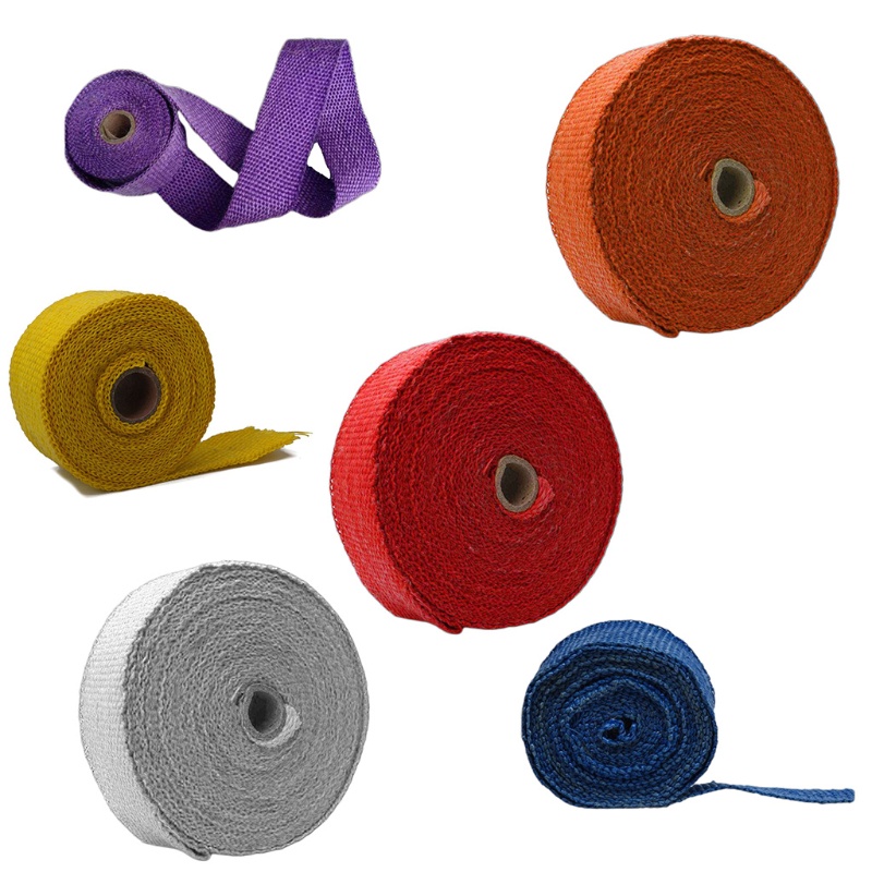 Cuộn Băng Quấn Cách Nhiệt Bằng Sợi Carbon Thoáng Khí Cho Ống Pô Xe Máy