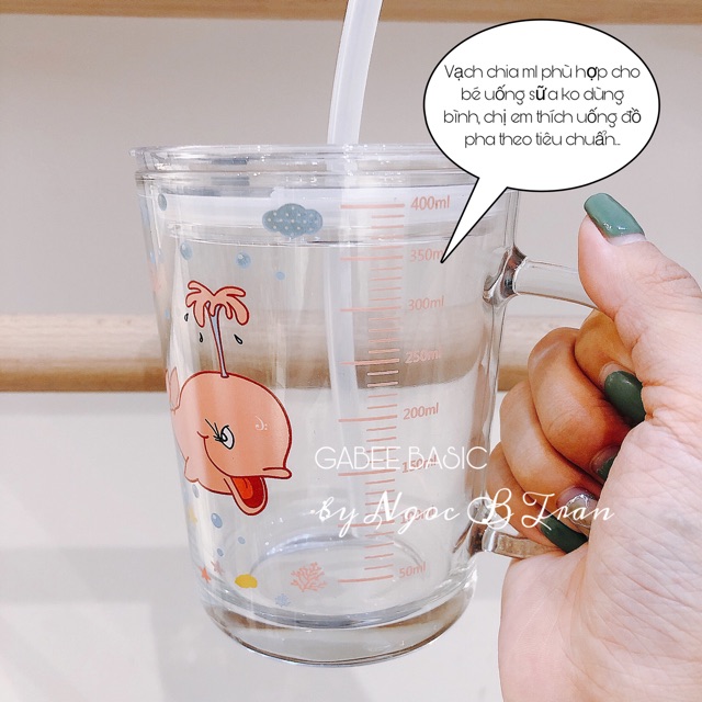 🥤CỐC THUỶ TINH CÓ NẮP