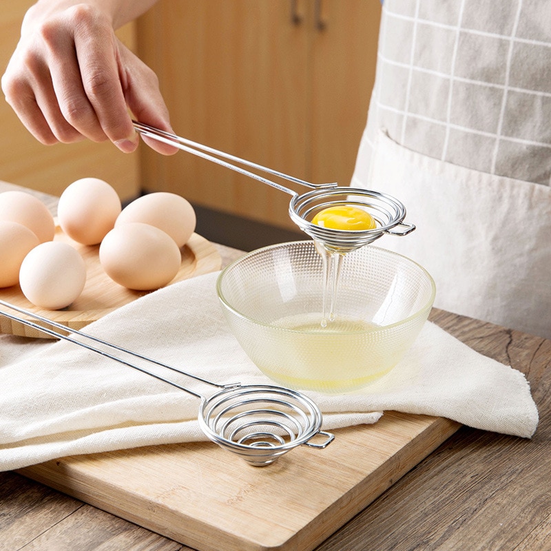 Dụng Cụ Tách Lòng Đỏ Trứng Bằng Thép Không Gỉ