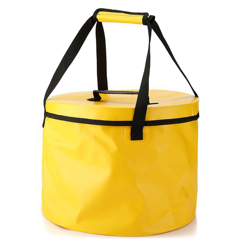 Xô Đựng Nước Rửa Xe Hơi Có Nắp Đậy Chống Mài Mòn Đa Năng Gấp Gọn Được