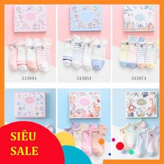 [SALE 50%] Hộp vớ 4 đôi CARAMELLA