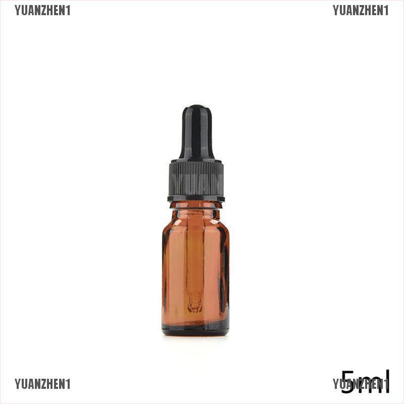 Chai Thủy Tinh Dạng Lỏng YUANZHEN1 5ml - 100ml Màu Hổ Phách