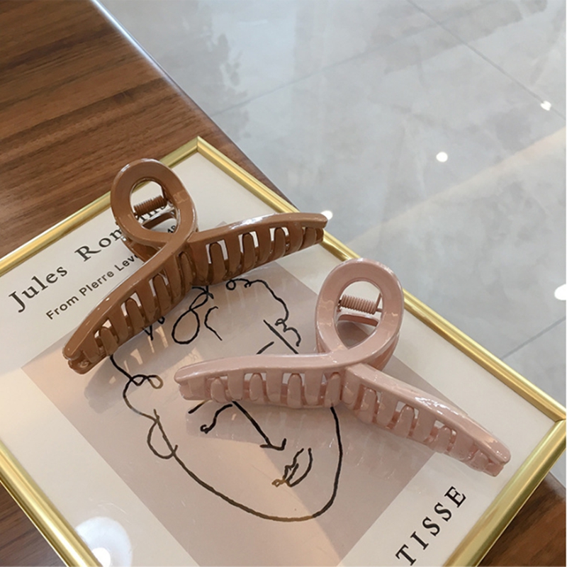 Kẹp tóc nhựa phong cách Hàn Quốc thời trang thanh lịch cho nữ