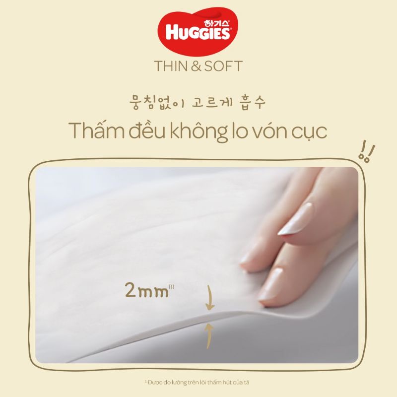 Tã quần Huggies skincare mới L38/M42/xl32 +6 miếng/ Thin & Soft mỏng tàng hình size XL36/L72/XL62/XXL28