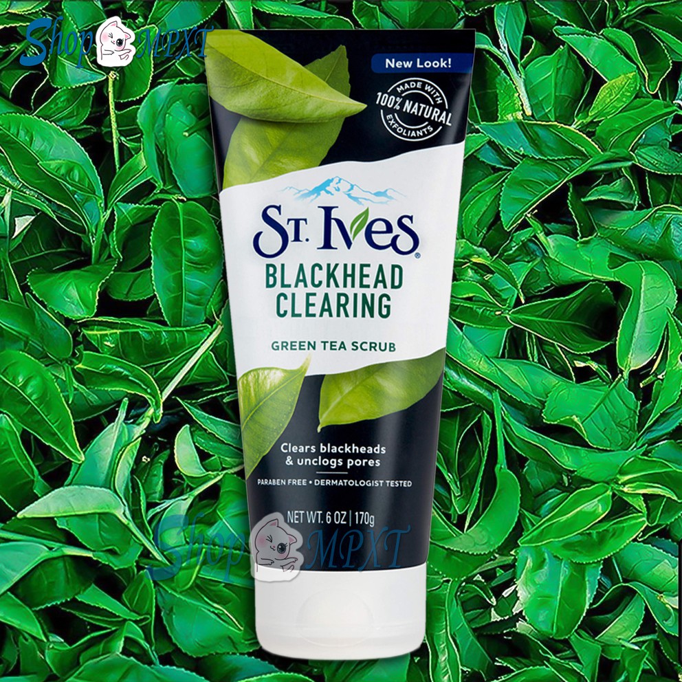 🌸Chính hãng🌸 Sữa rửa mặt trà xanh tẩy tế bào chết dịu nhẹ ST.IVES 170g của Mỹ | BigBuy360 - bigbuy360.vn