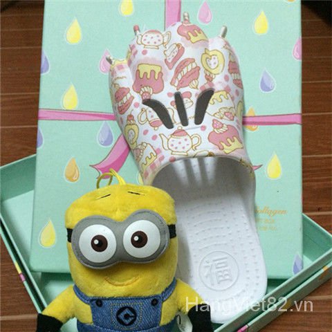 Dép đi trong nhà/ đi biển hình bàn chân mèo nhiều họa tiết và màu sắc độc đáo