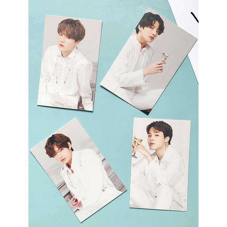 Set 7 Tấm Thẻ Ảnh Lomo In Hình Các Thành Viên Nhóm Nhạc BTS