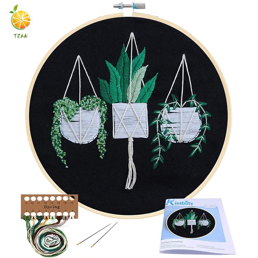 Bộ Tranh Thêu Tự Làm Hình Cây Hoa