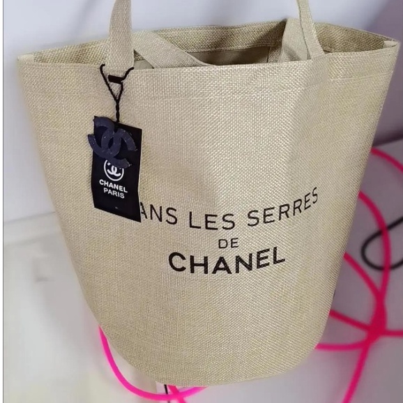 Túi Tote Đeo Vai Vải Lanh Chống Thấm Nước Cỡ Lớn In Hình Hai Chữ Thời Trang