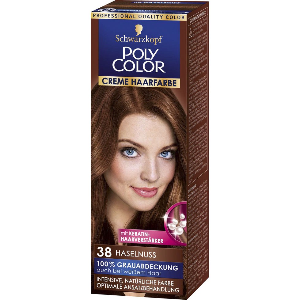 Nhuộm tóc phủ bạc Schwarzkopf POLY COLOR CREME số 38