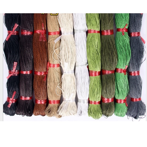 Bó 70met dây sáp cói 1-1.5mm dùng đan vòng tay, dreamcatcher , trang trí thủ công