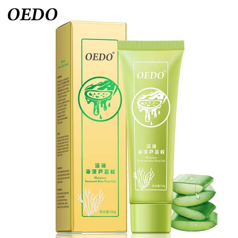 Bộ gel lô hội rong biển hydrat hóa làm trắng sáng da chống nếp nhăn lão hóa cải thiện da khô OEDO