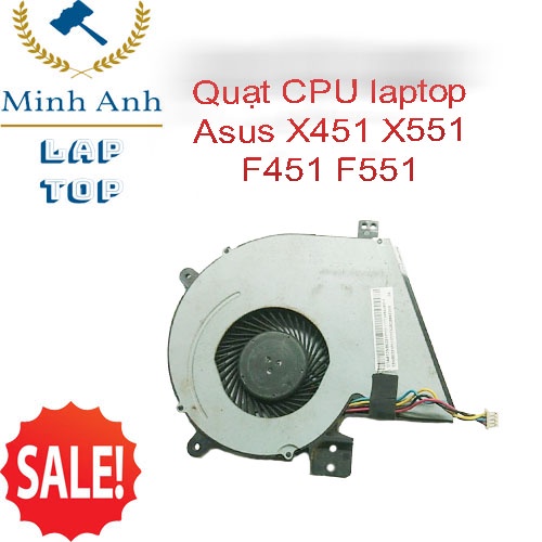 Quạt CPU laptop Asus X451 X551 F451 F551 x551ma - Fan x451 s451