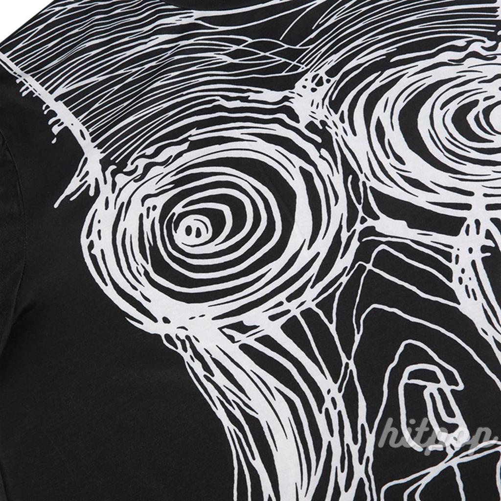 Hitpop-Women Long T-shirt Style Summer Dress, Round Neck Short Sleeve Print Pattern Casual Loose Fit One Piece Garment