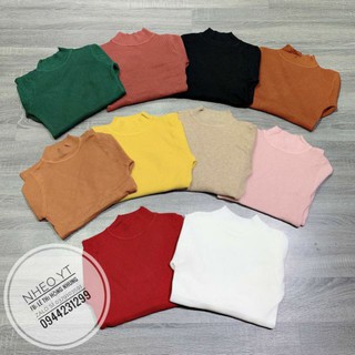 Áo len tăm cổ 5 phân ( Ảnh thật hàng đẹp)