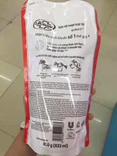 Sữa tắm Lifebuoy túi 850g (833ml)