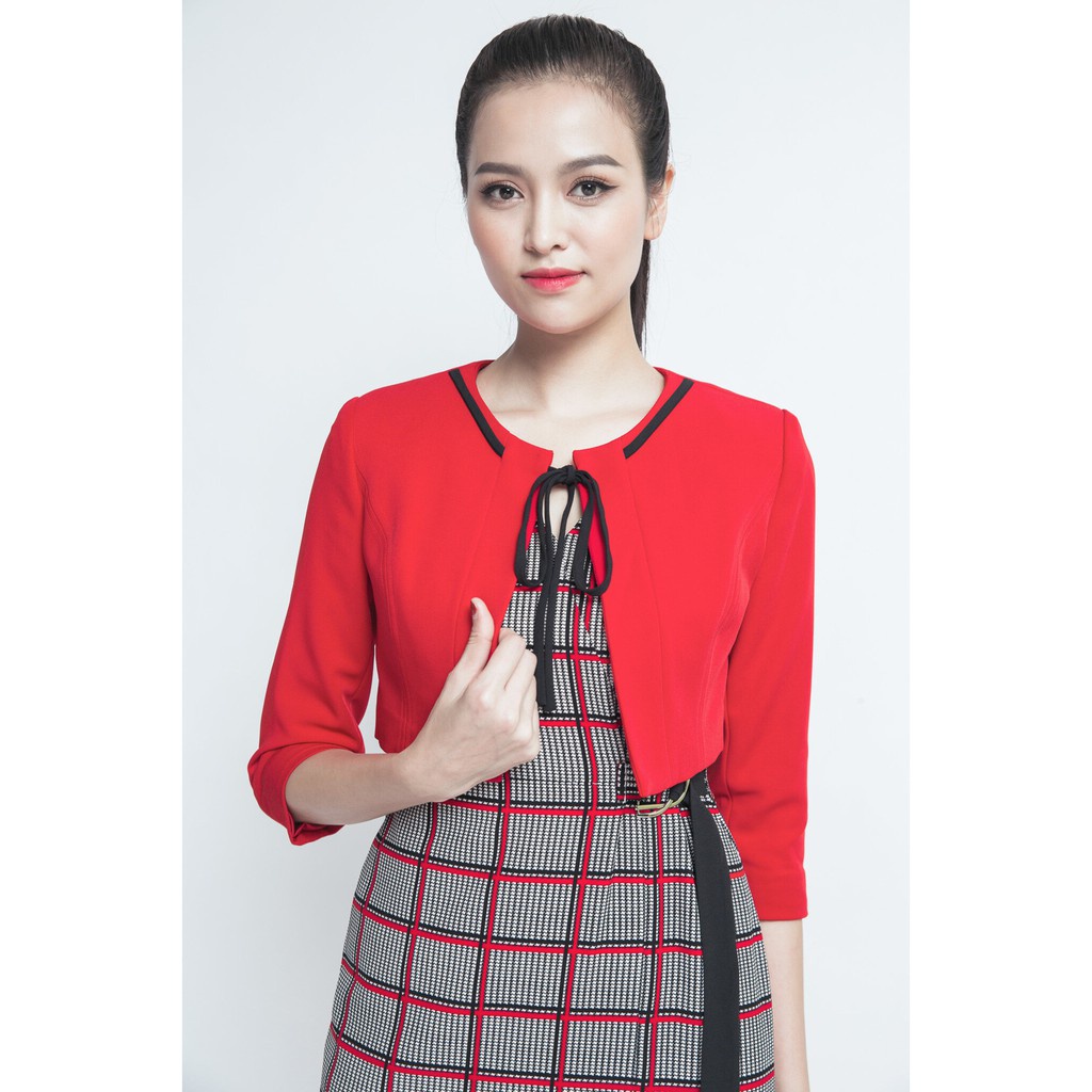 Áo khoác nữ dài tay dáng lửng IVY moda MS 67M3655