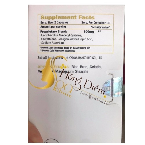 [phân phối chính hãng] Viên uống sáng da mặt - trắng body, giãm nám - tàn nhang. tăng khả năng chống nắng. Nhập khẩu Mỹ. | BigBuy360 - bigbuy360.vn