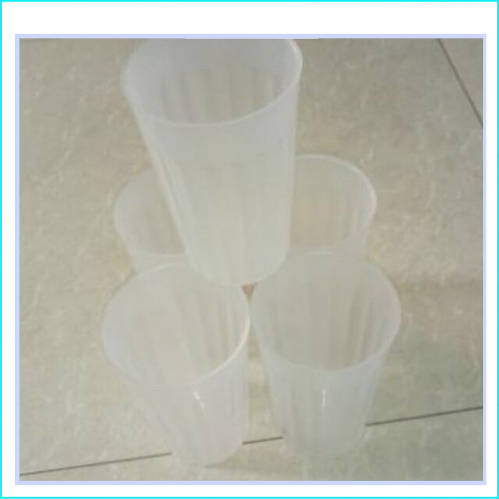 Cốc nhựa uống nước cốc sọc trắng nước mía Song Long
