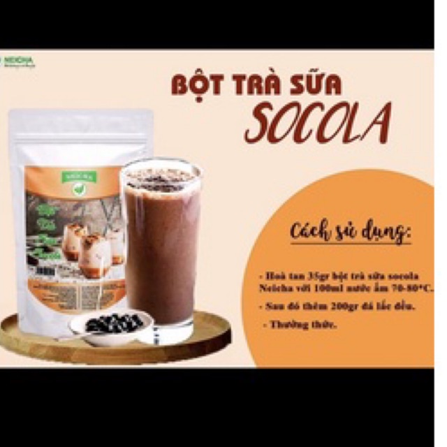 bột pha sẵn đường đen necha 200gr