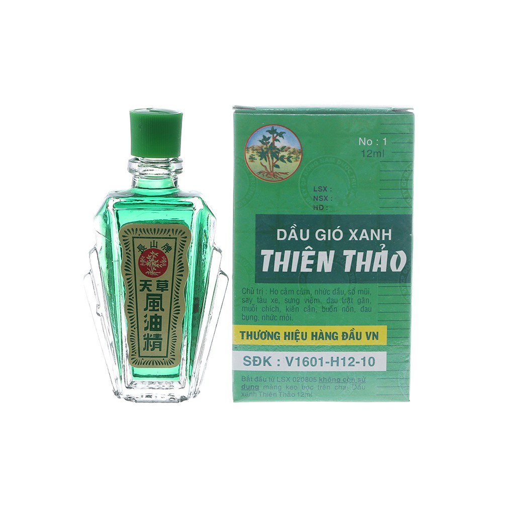 Dầu gió xanh Thiên Thảo 12ml