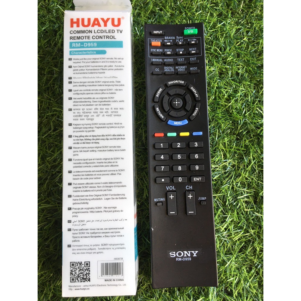 Điều khiển TV Sony đa năng tất cả các dòng tivi Sony LCD/LED/Smart