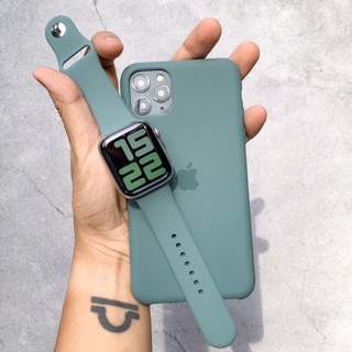 [Combo] Ốp iPhone và Dây Đồng Hồ màu Pine Green