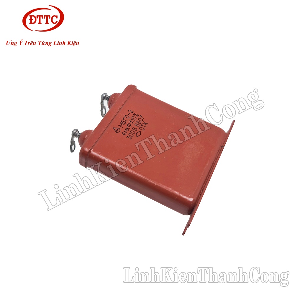 Tụ Nga 4uF 300V Mỏng