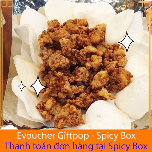 Miền Nam [Evoucher] Phiếu quà tặng thanh toán đơn hàng tại Nhà hàng Spicy Box 200.000 VNĐ