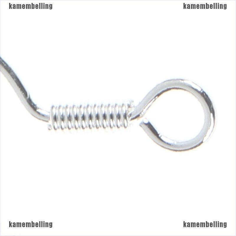 Set 50 Móc Bông Tai Mạ Bạc 925 Hình Quả Bóng DIY