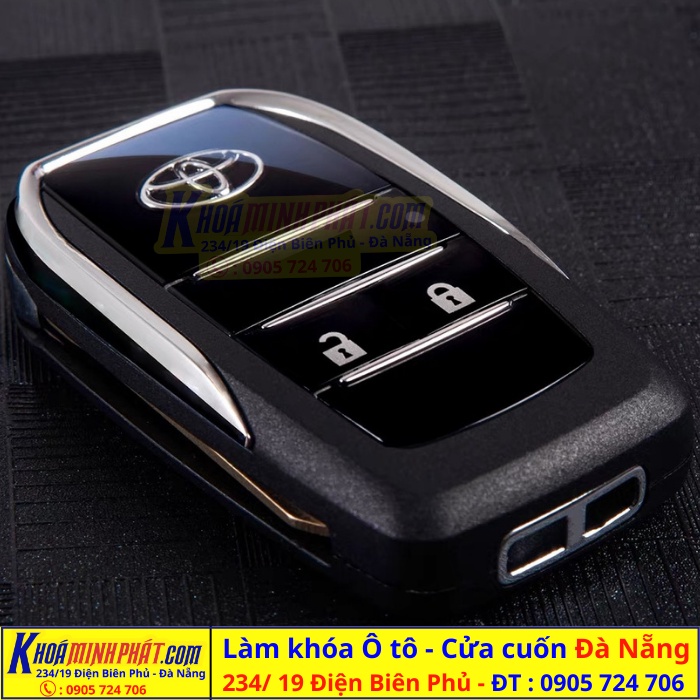 Vỏ độ gập chìa khoá xe Toyota Wigo V707, Avanza V702.2