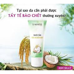 Muối Tắm Tẩy Tế Bào Chết Dừa Và Sữa Non Swhite