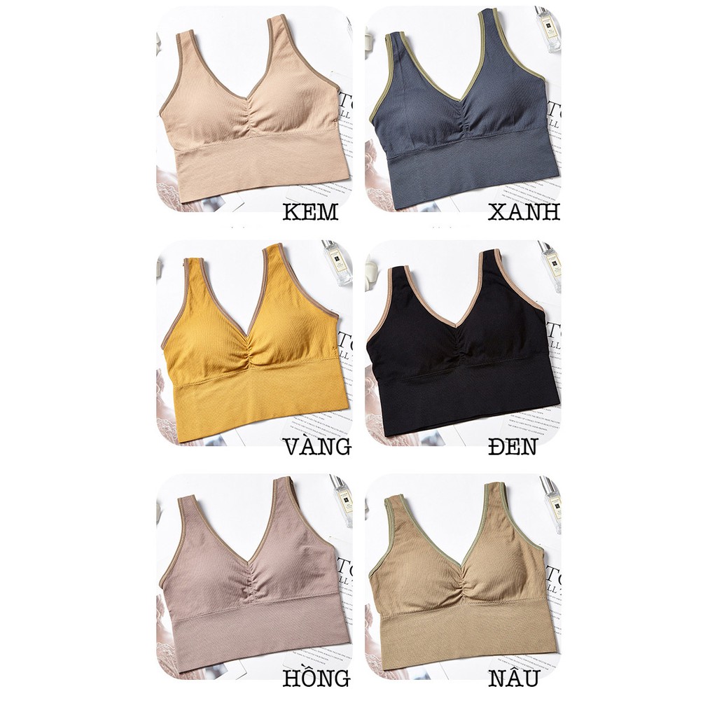 Áo Tập Gym Yoga Bra Big Size Viền Sport Mới P2027