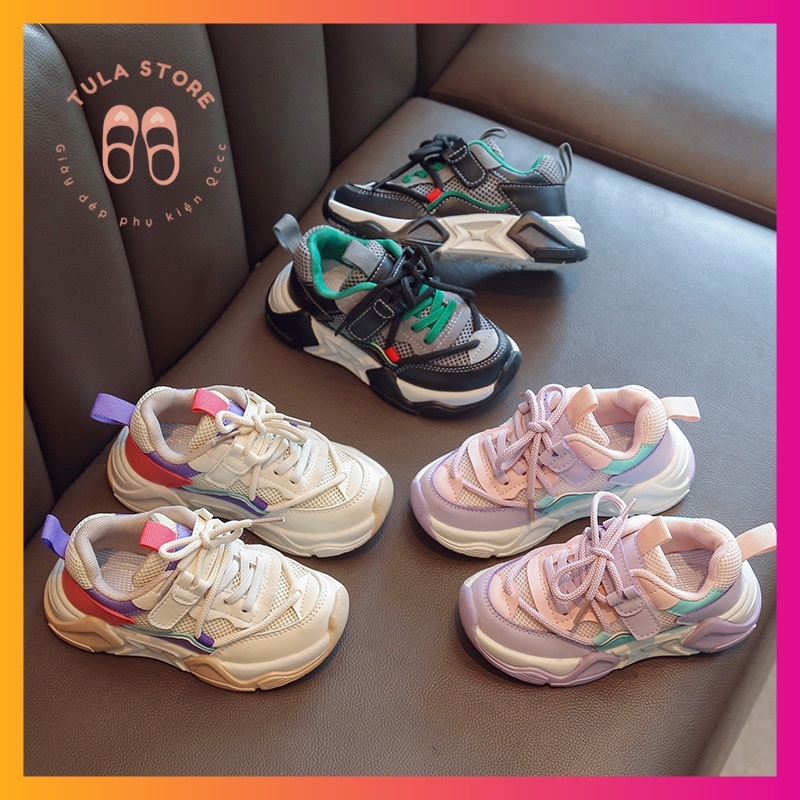 Giày thể thao cho bé trai bé gái, sneaker phong cách Hàn Quốc cho bé 3-9 tuổi XHXL2260 Tulastore