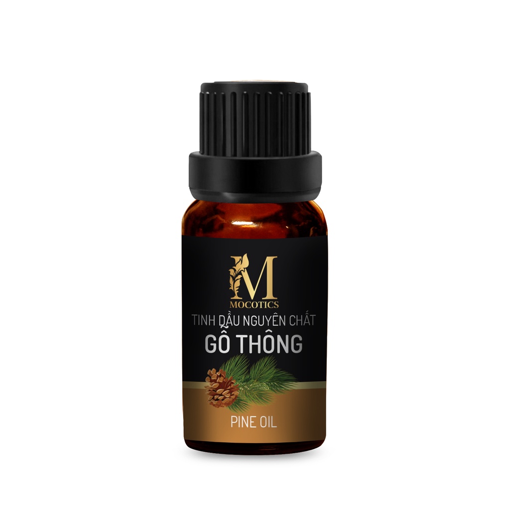 Tinh dầu gỗ thông Mocotics thiên nhiên nguyên chất, nhập khẩu Ấn Độ, giúp khử mùi và xông phòng , Chai 10ml/30ml/50ml
