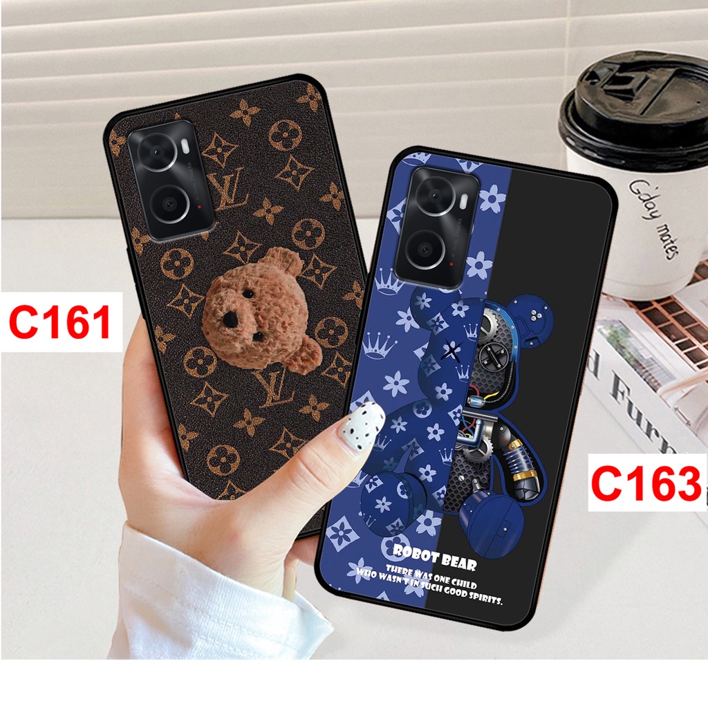 Ốp lưng Oppo A36 - Oppo A76 in hình gấu bearbrick thời trang cao cấp. ốp oppo A36 - A76 rẻ bền đẹp.